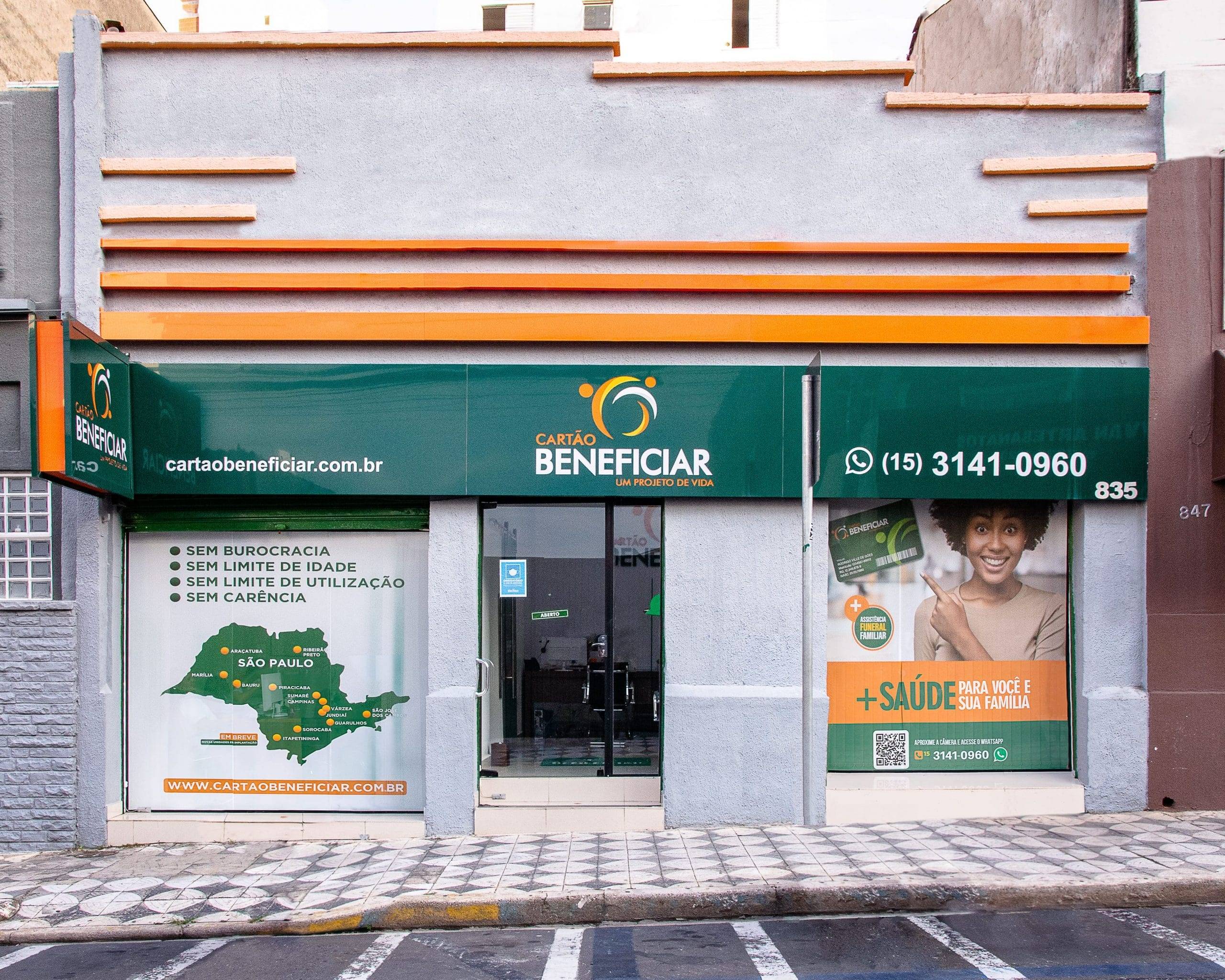 Conheça a unidade do Cartão Beneficiar em Sorocaba.